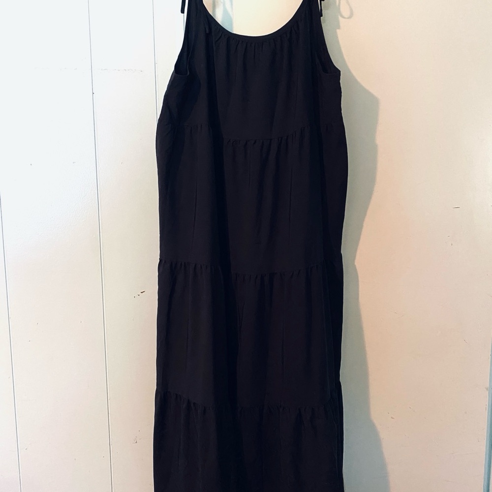 Black Maxi Sundress NWOT 3X